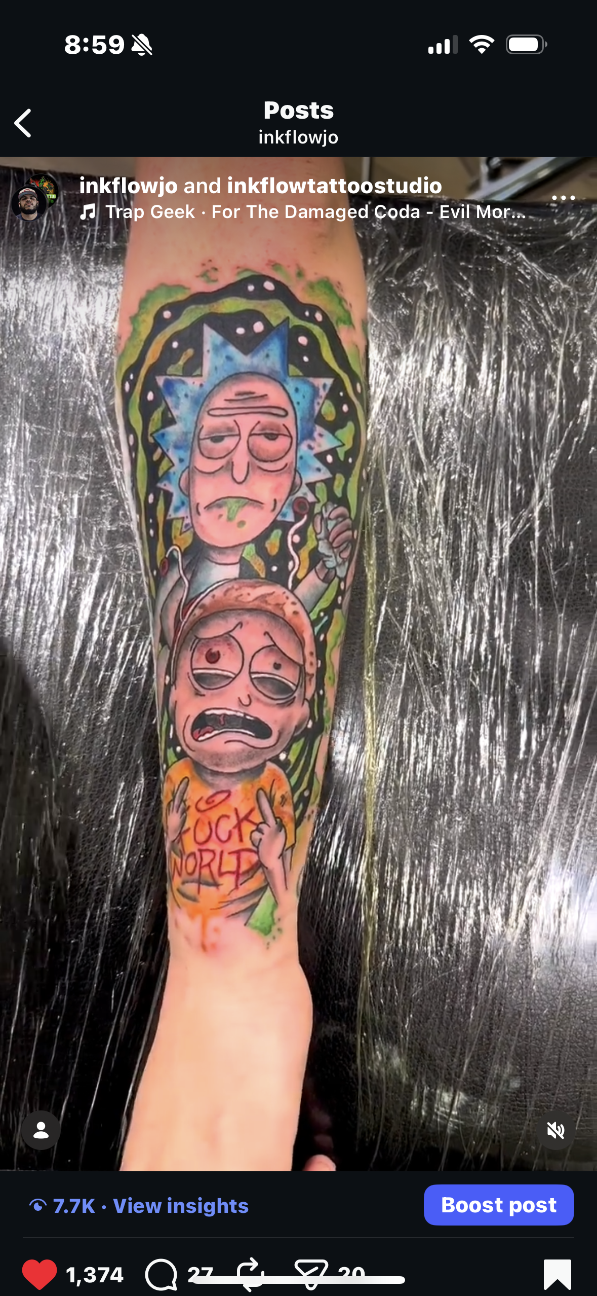 Tattoo by Inkflowjo on TattMe