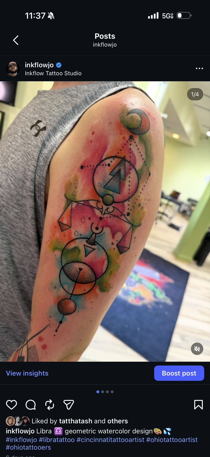 Tattoo by Inkflowjo on TattMe