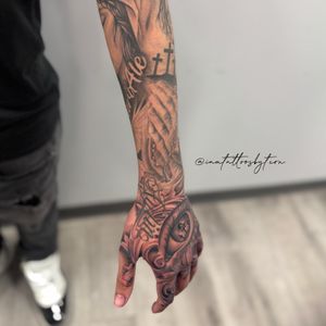 Black & Grey + Realism eye tattoo on Forearm by TheINQCollective on TattMe