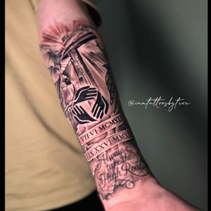 Black & Grey + Realism dove tattoo on Forearm by TheINQCollective on TattMe