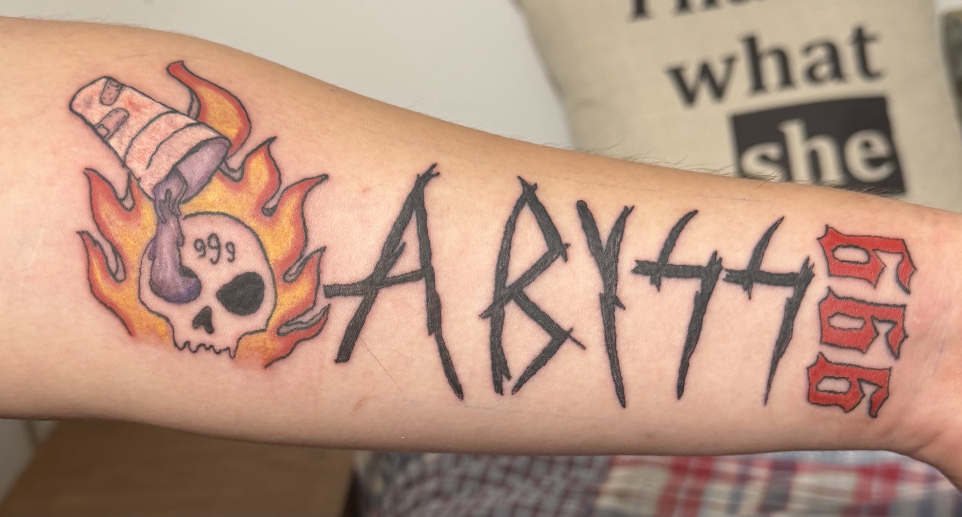 Juice WRLD tribute tattoo tattoo on Forearm by Apex_Effort_Studio on TattMe