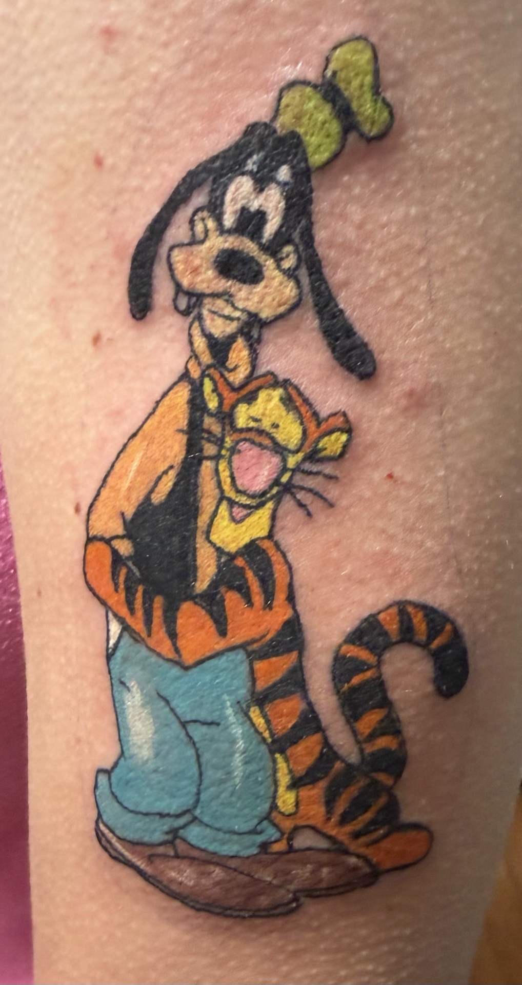 Cartoon + Pop Culture goofy tattoo on Forearm by Apex_Effort_Studio on TattMe