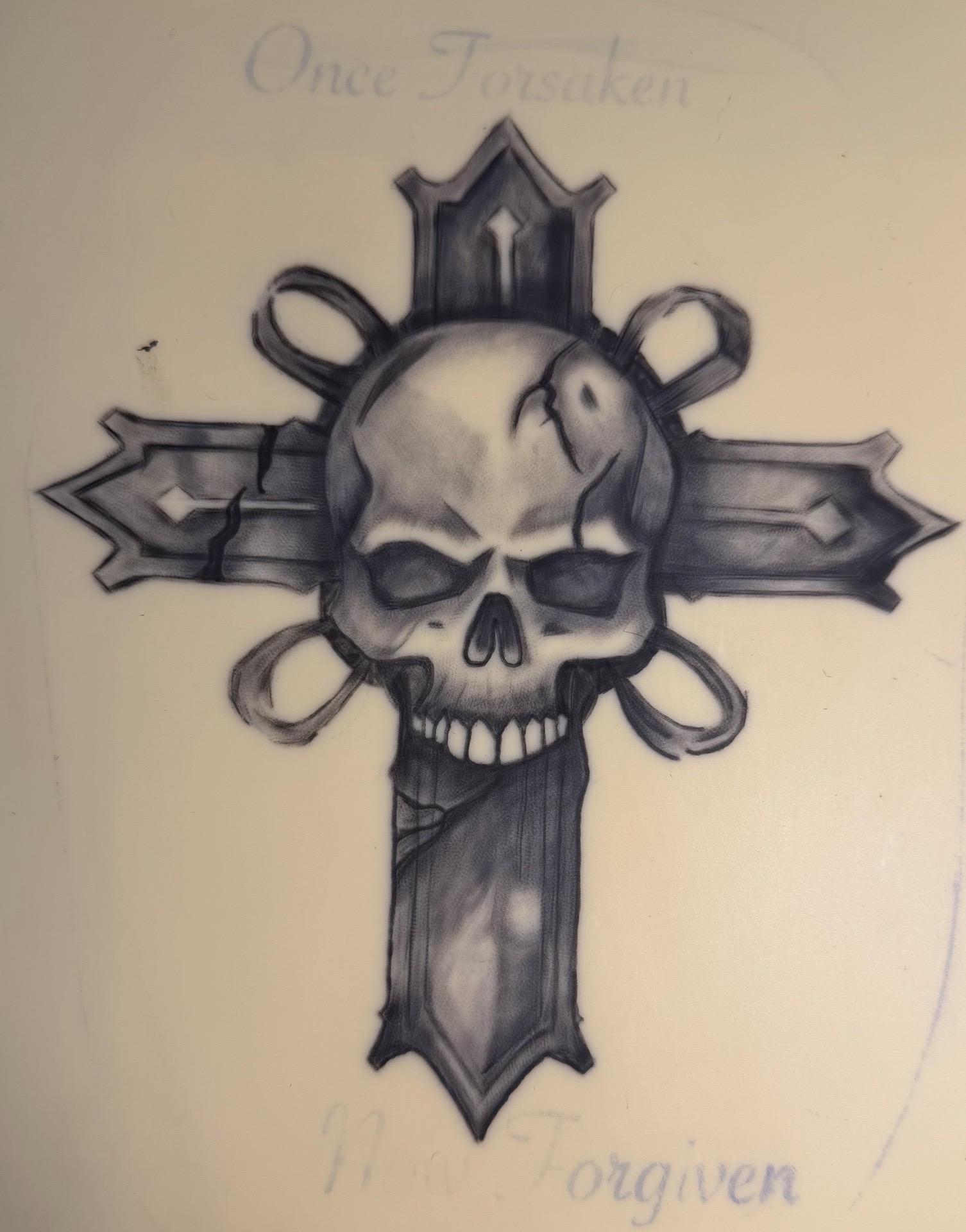 Black & Grey + Illustrative skull tattoo by Apex_Effort_Studio on TattMe