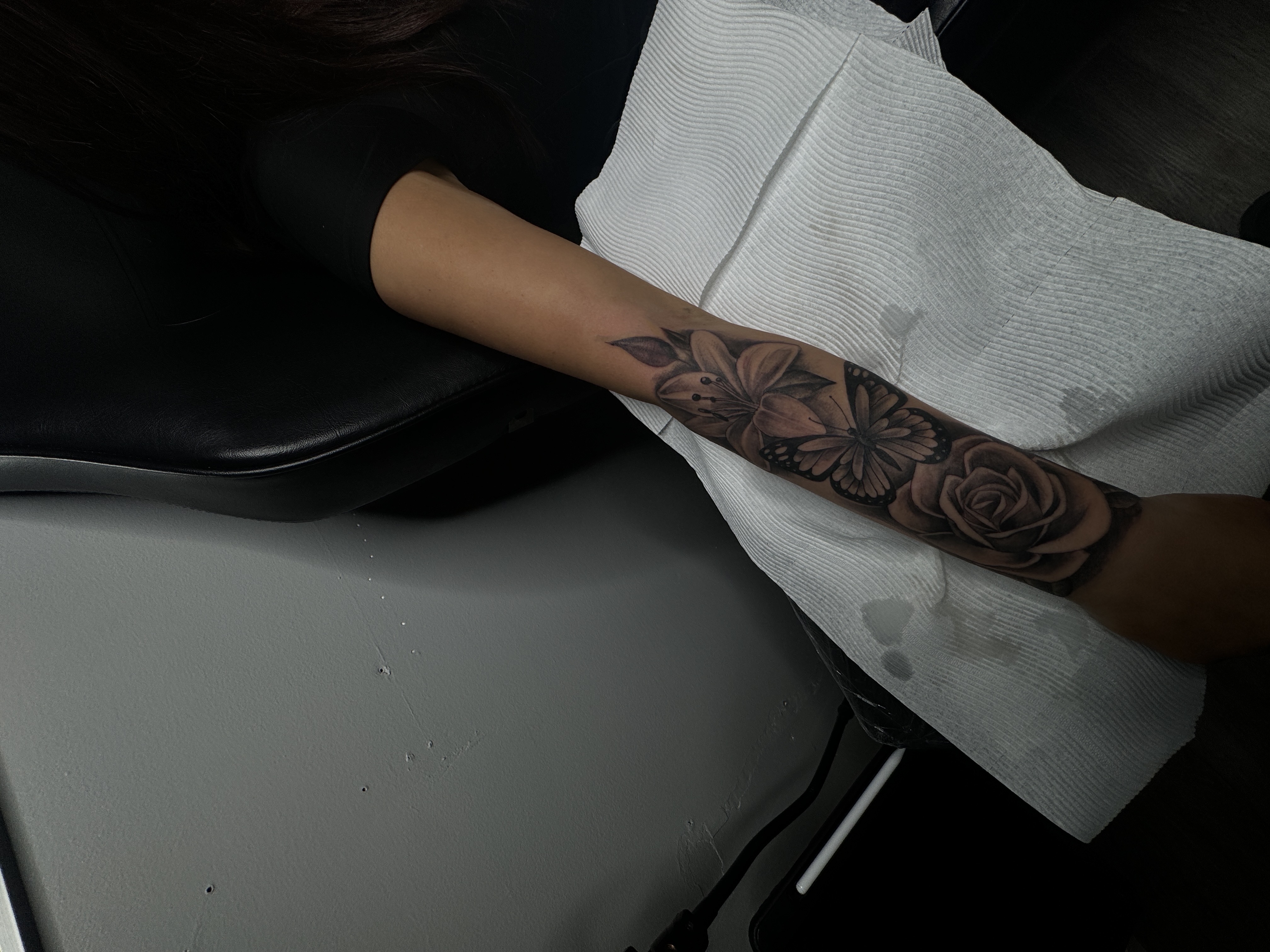 Black & Grey + Realism flower tattoo by RZ_ink on TattMe