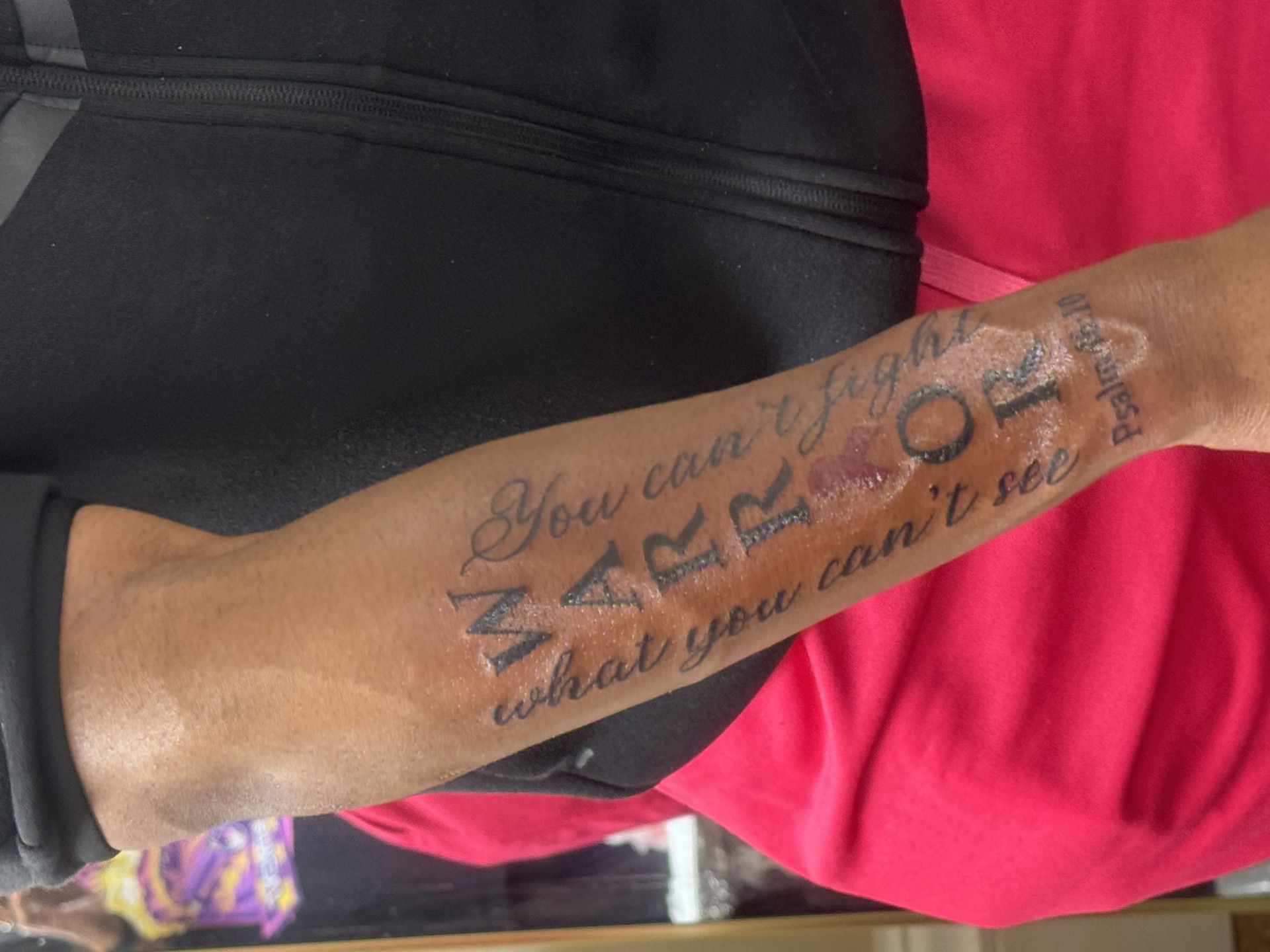 Lettering + Script text tattoo on Forearm by Deans_Ink_Spa_LLC on TattMe