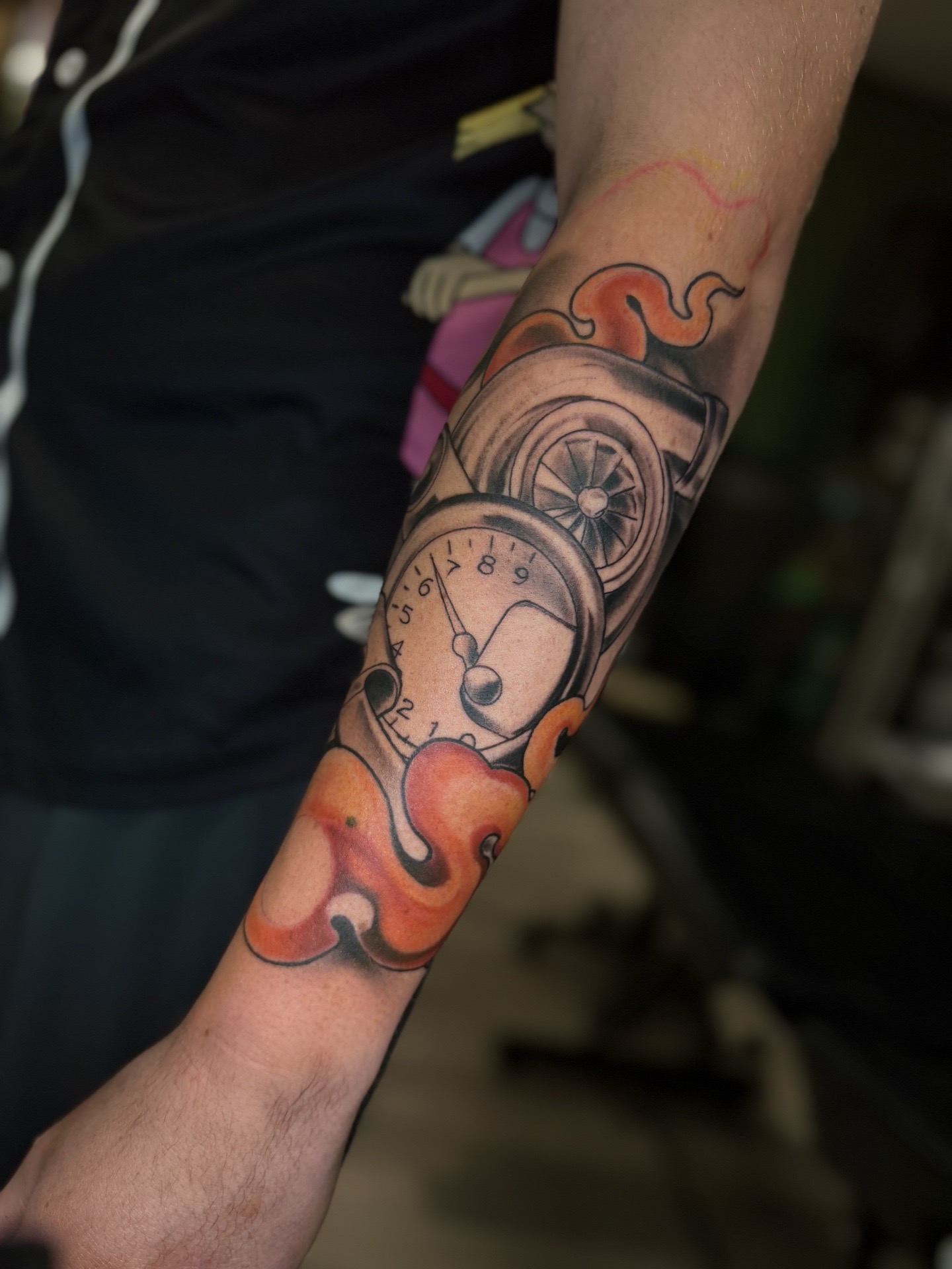 cars tattoo on Forearm by Radtattoo on TattMe
