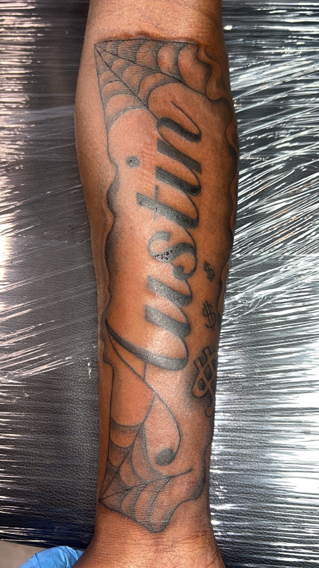 Lettering + Script mission tattoo on Forearm by Mo_Money_Tatts on TattMe