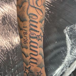 Lettering + Script script tattoo on Forearm by Mo_Money_Tatts on TattMe