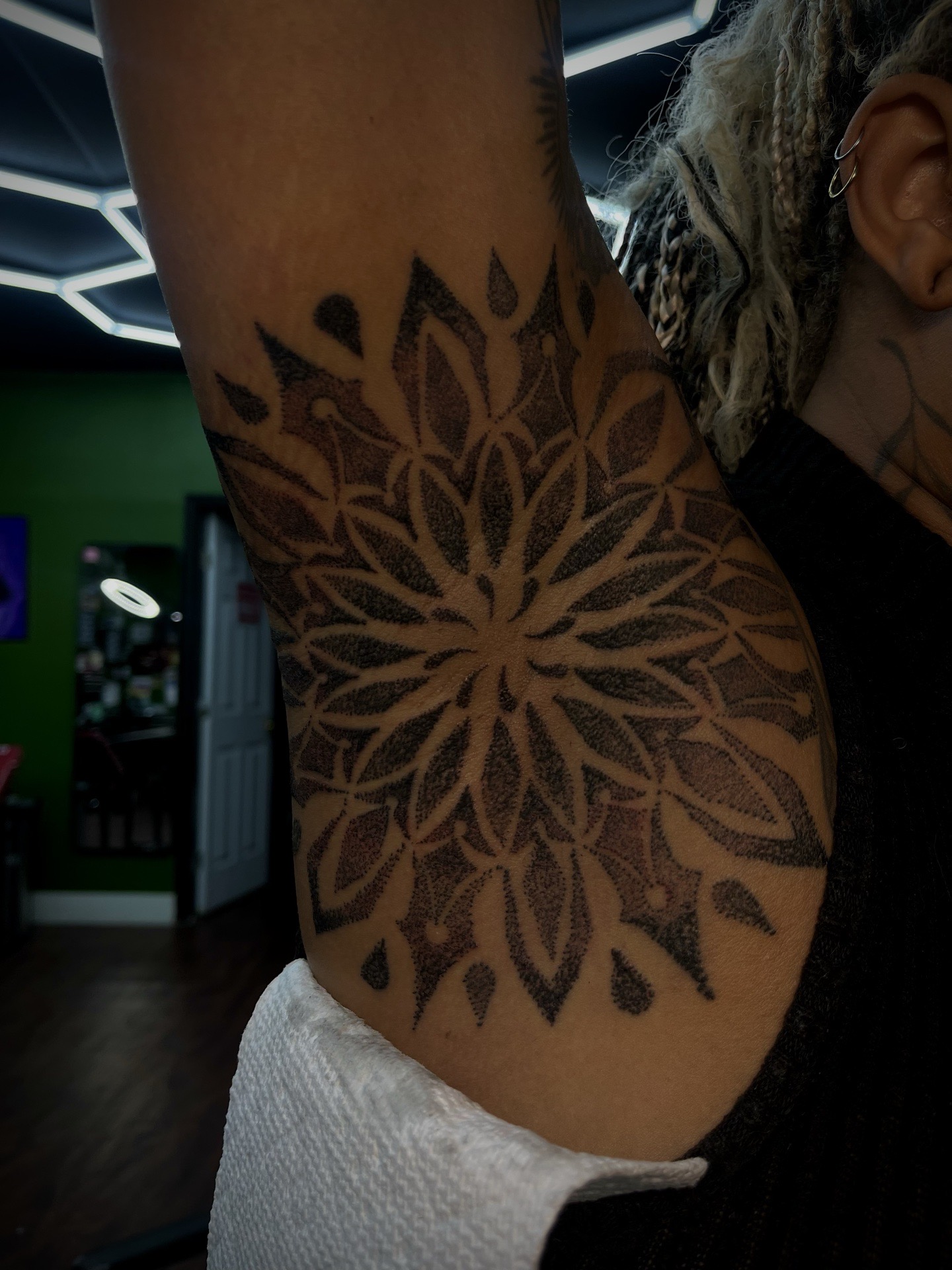 Dot-work + Black & Grey mandalas tattoo by Anita_Tattoo on TattMe
