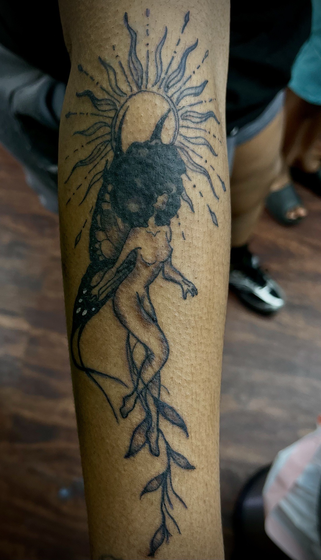Black & Grey tattoo on Forearm by Anita_Tattoo on TattMe