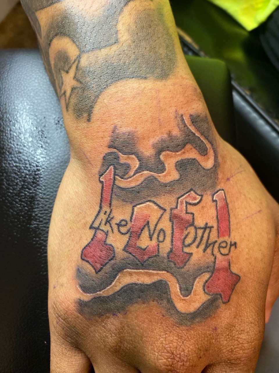 Color + Script tattoo by Braedan_Sterling on TattMe