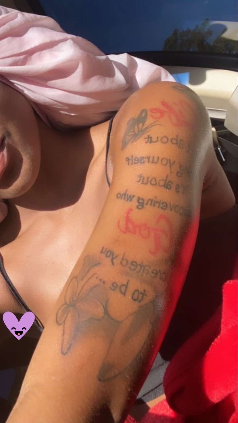 Script + Color tattoo by Braedan_Sterling on TattMe