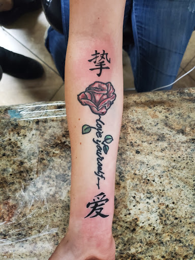 Floral + Fine Line rose tattoo by William_Samaras on TattMe