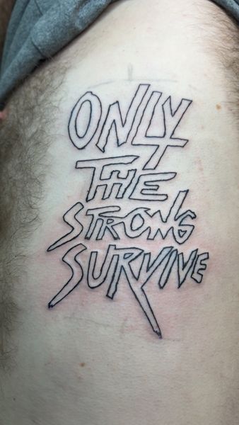 Lettering + Script letters tattoo on Side (Torso) by TattsByBoogzz on TattMe