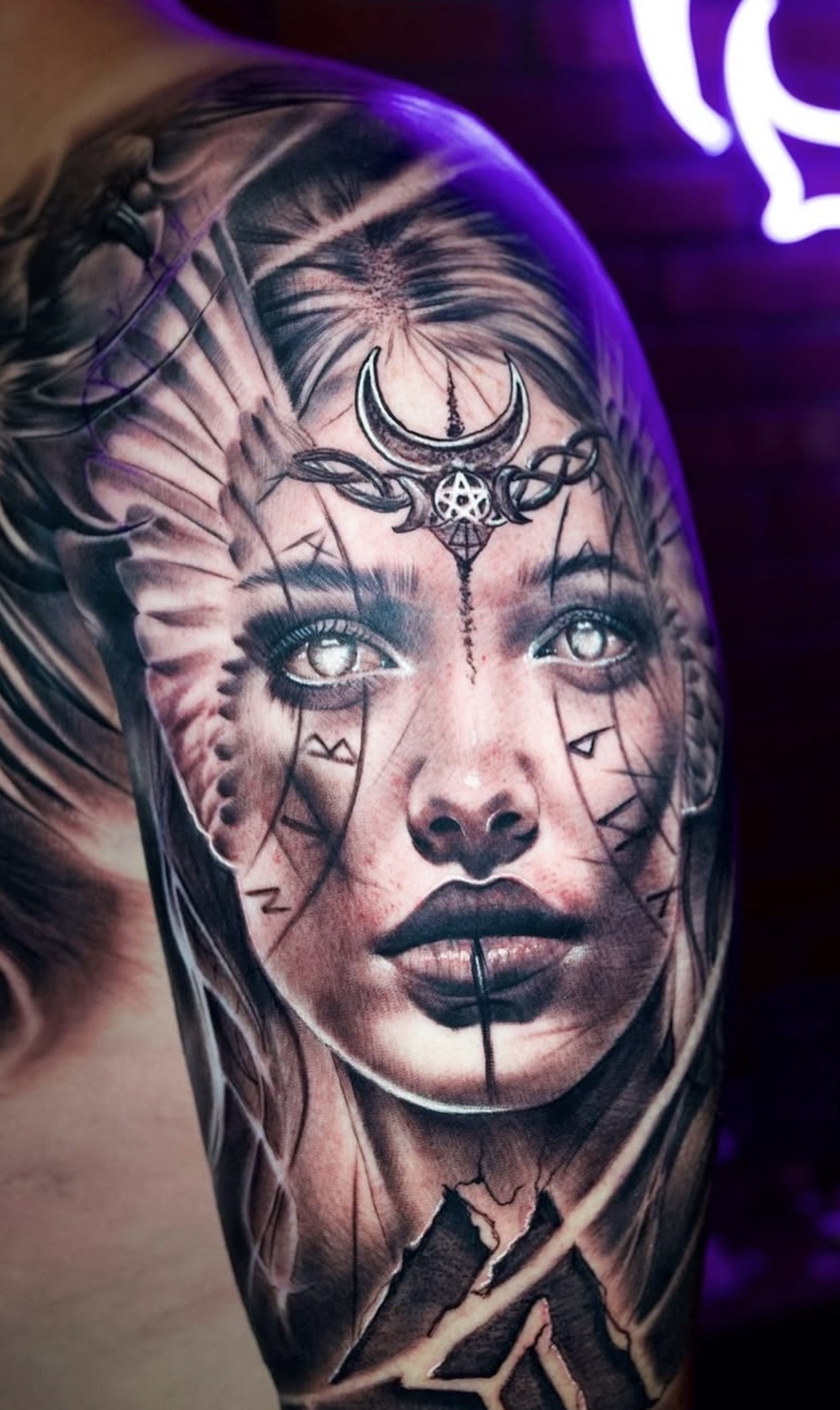 Portrait Realism + Realism valkyrie tattoo by Tattoosbyjm on TattMe