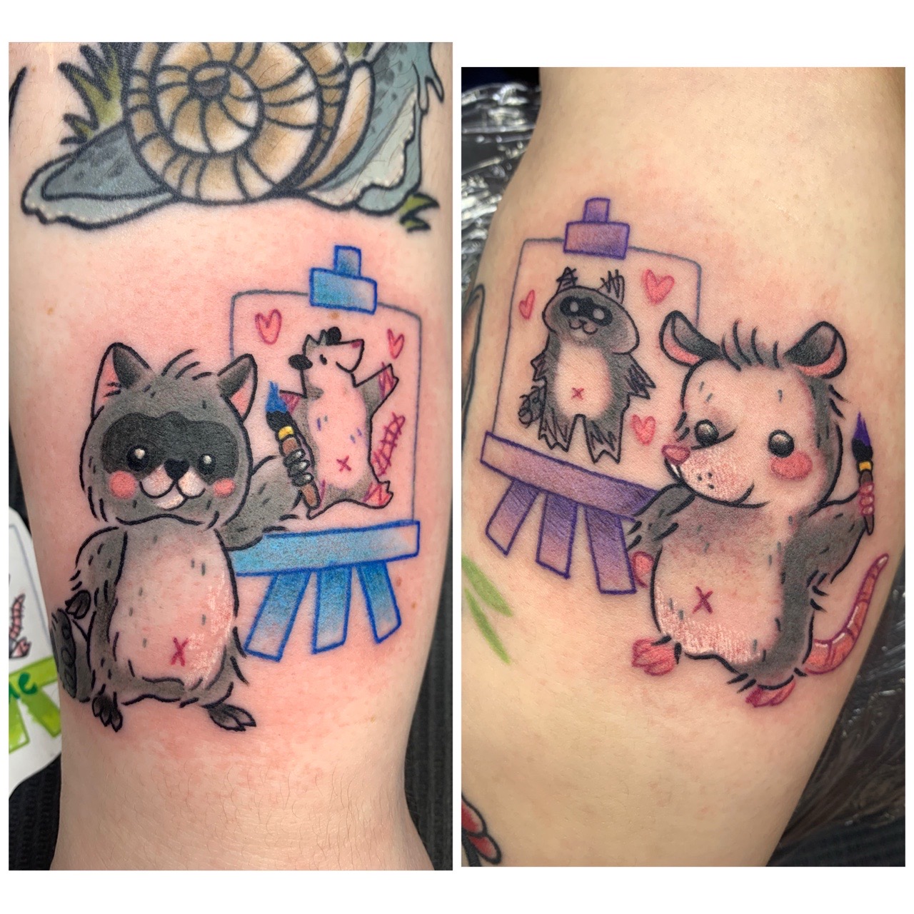 Color + Illustrative mouse tattoo by Mads_TwoTone_Roy on TattMe