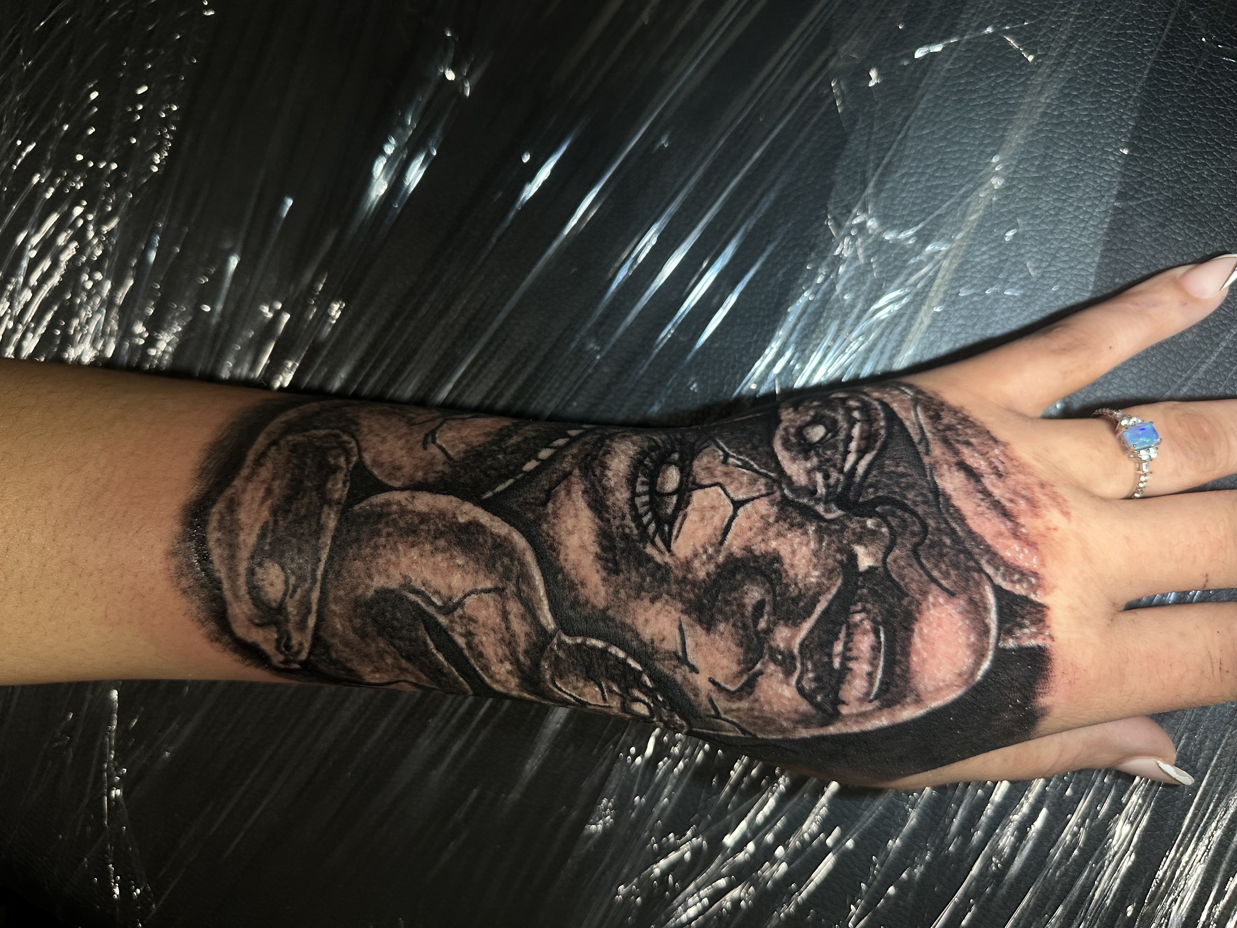 Realism + Black & Grey medusa tattoo by Spencetatts on TattMe