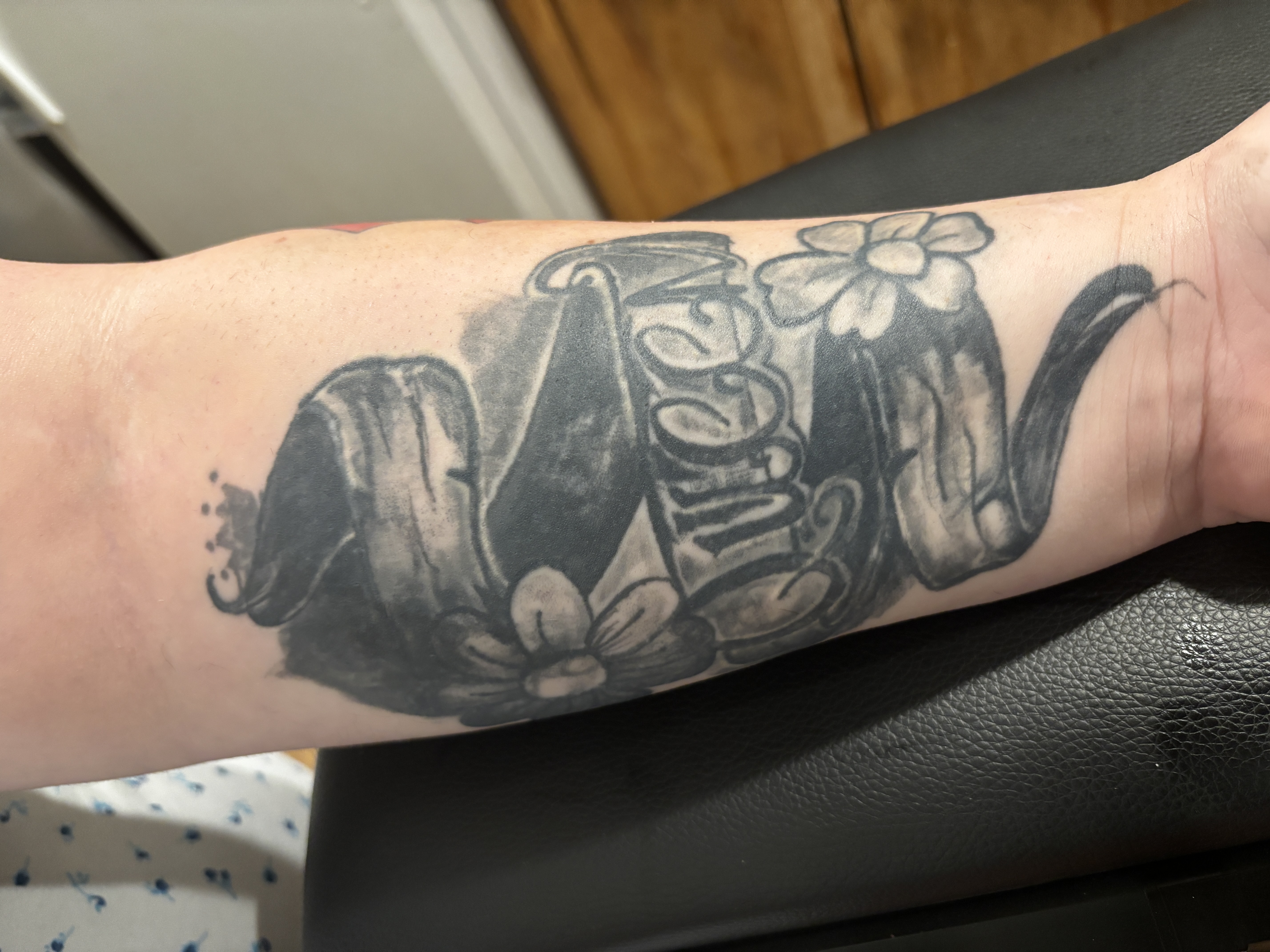 Black & Grey + Lettering lettering tattoo by Mr_I_Can_Do_Tattoos on TattMe