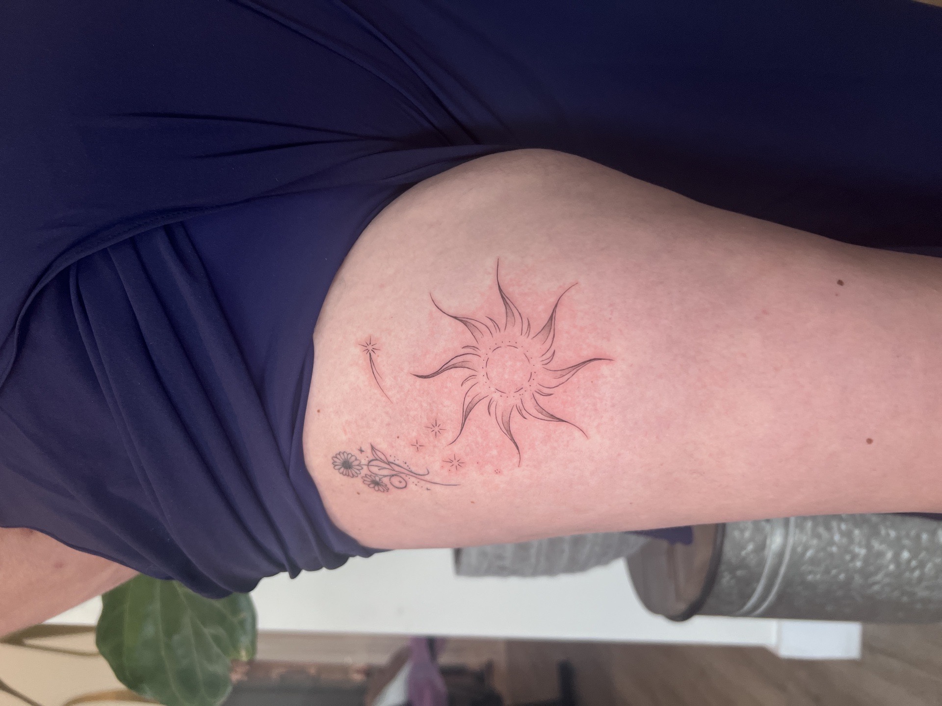 Fine Line tattoo by cozinks on TattMe
