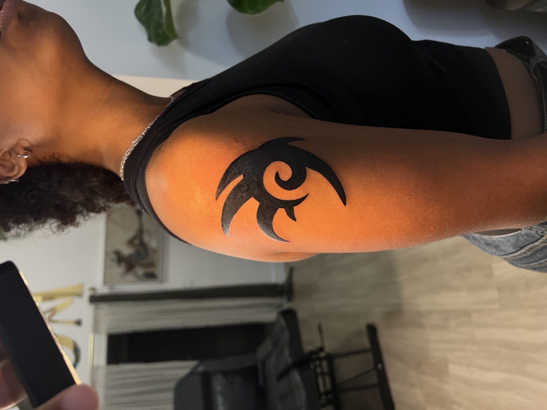 Black-work tattoo by cozinks on TattMe