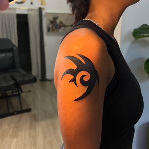Black-work tattoo by cozinks on TattMe