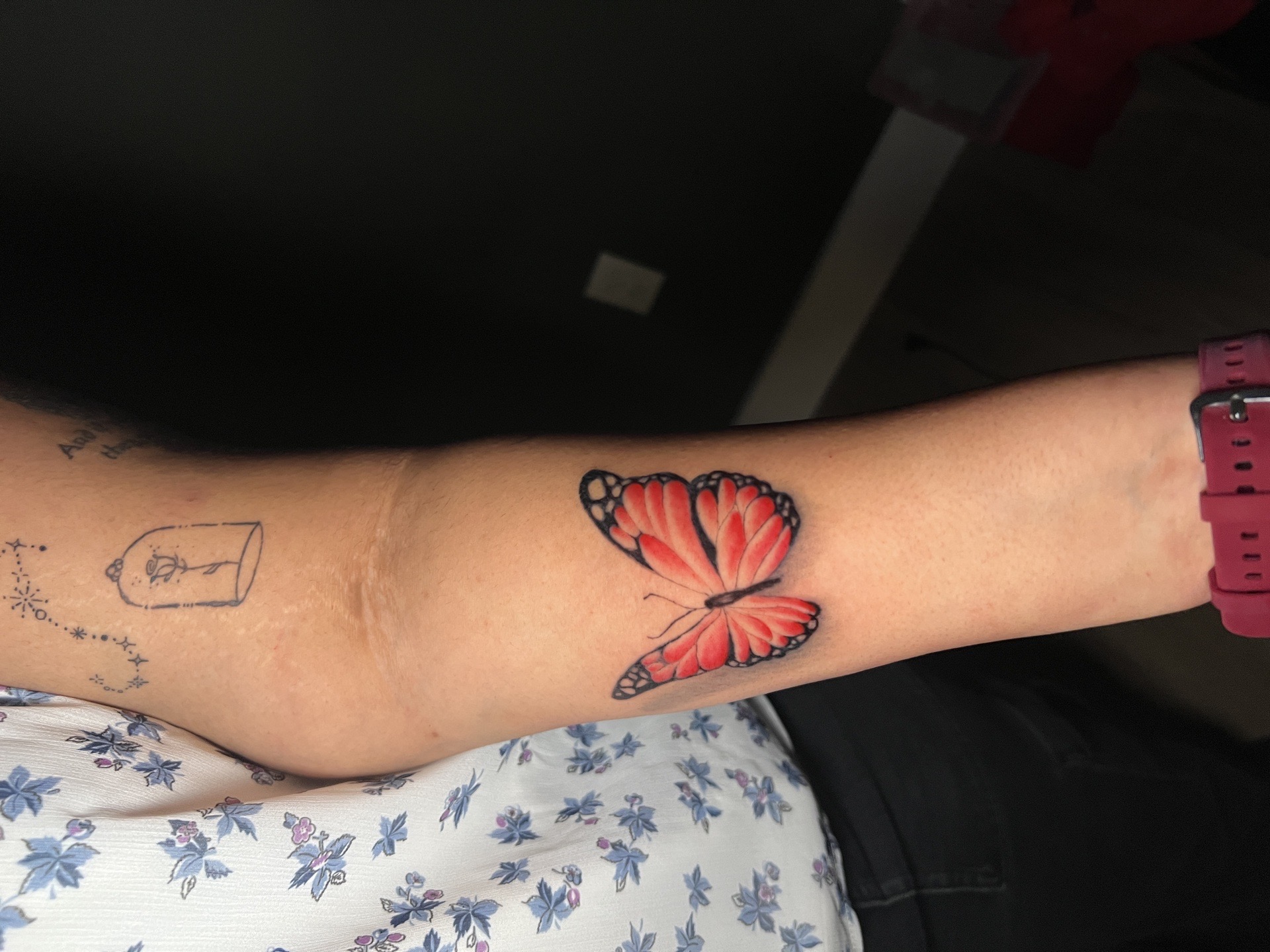 Color Butterfly tattoo by cozinks on TattMe