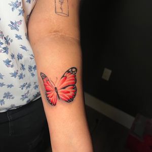 Color Butterfly tattoo by cozinks on TattMe
