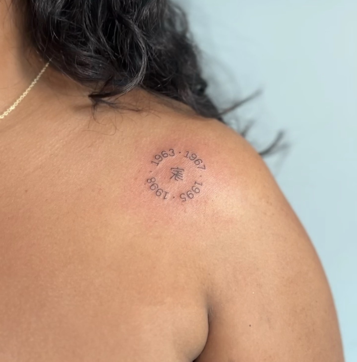 Fine Line Script tattoo by cozinks on TattMe