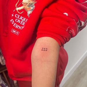 Fine Line Script tattoo by cozinks on TattMe