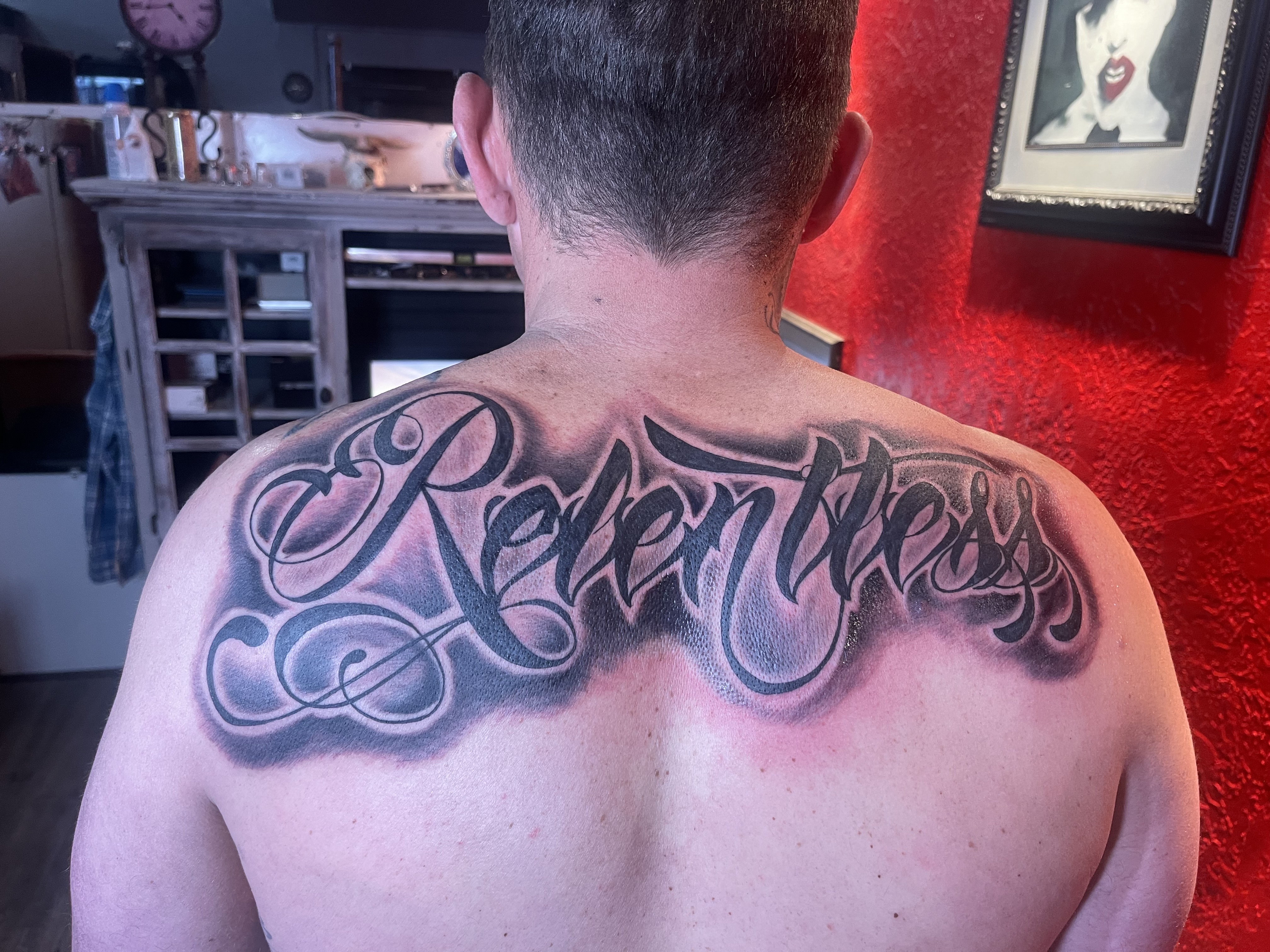 Black & Grey + Script script tattoo by Kenny_Thompson on TattMe