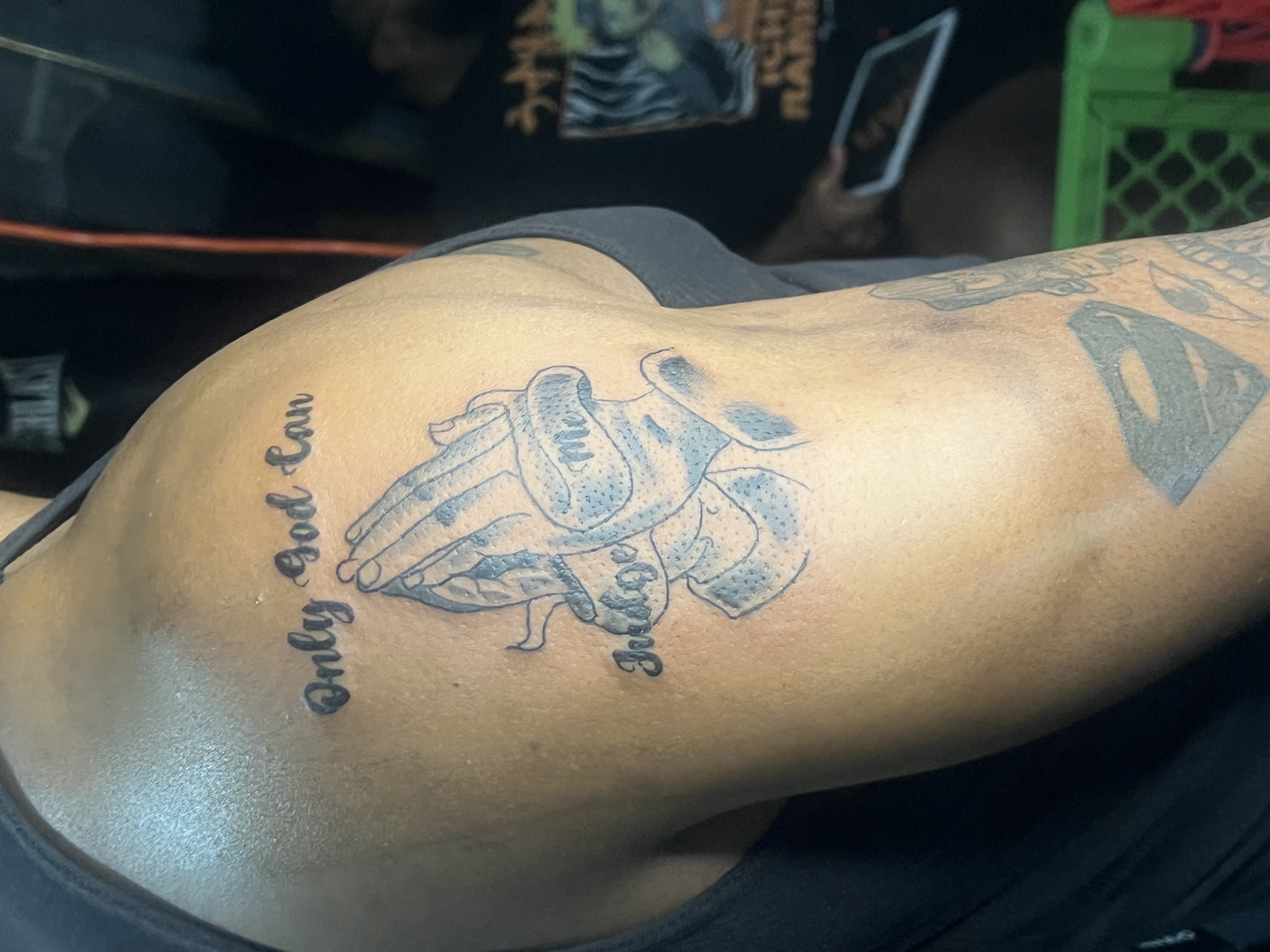 Black & Grey + Realism prayer-hands tattoo by Twan_Ink on TattMe
