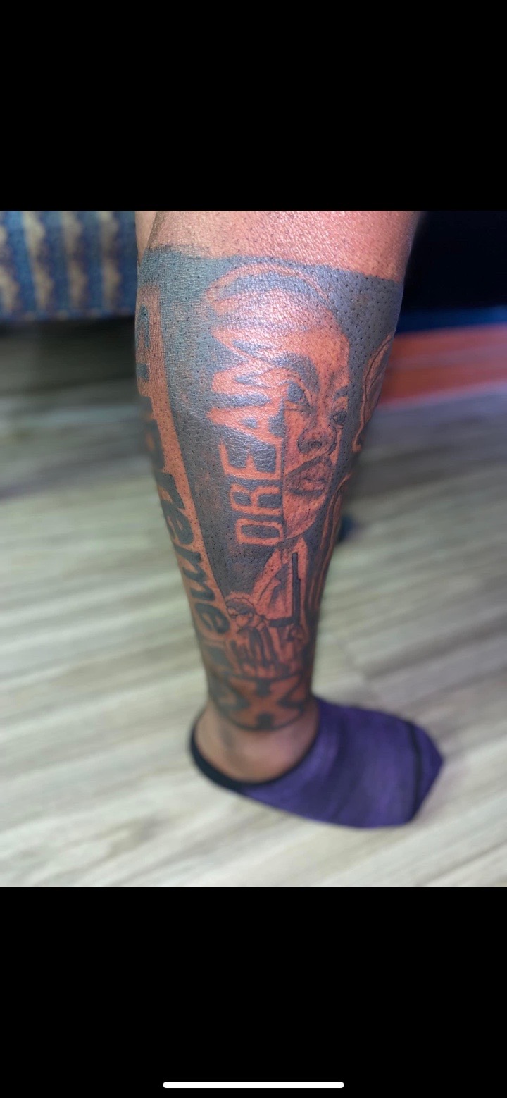 Black & Grey + Illustrative Realism mlk tattoo by Inkxquisite on TattMe