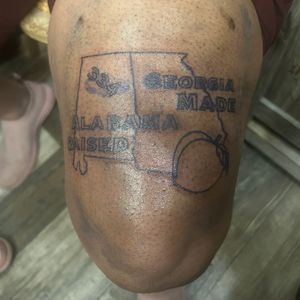Tattoo on Thigh by Grant_Wright on TattMe