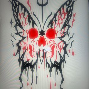 Gothic + Black-work butterfly tattoo by Grant_Wright on TattMe