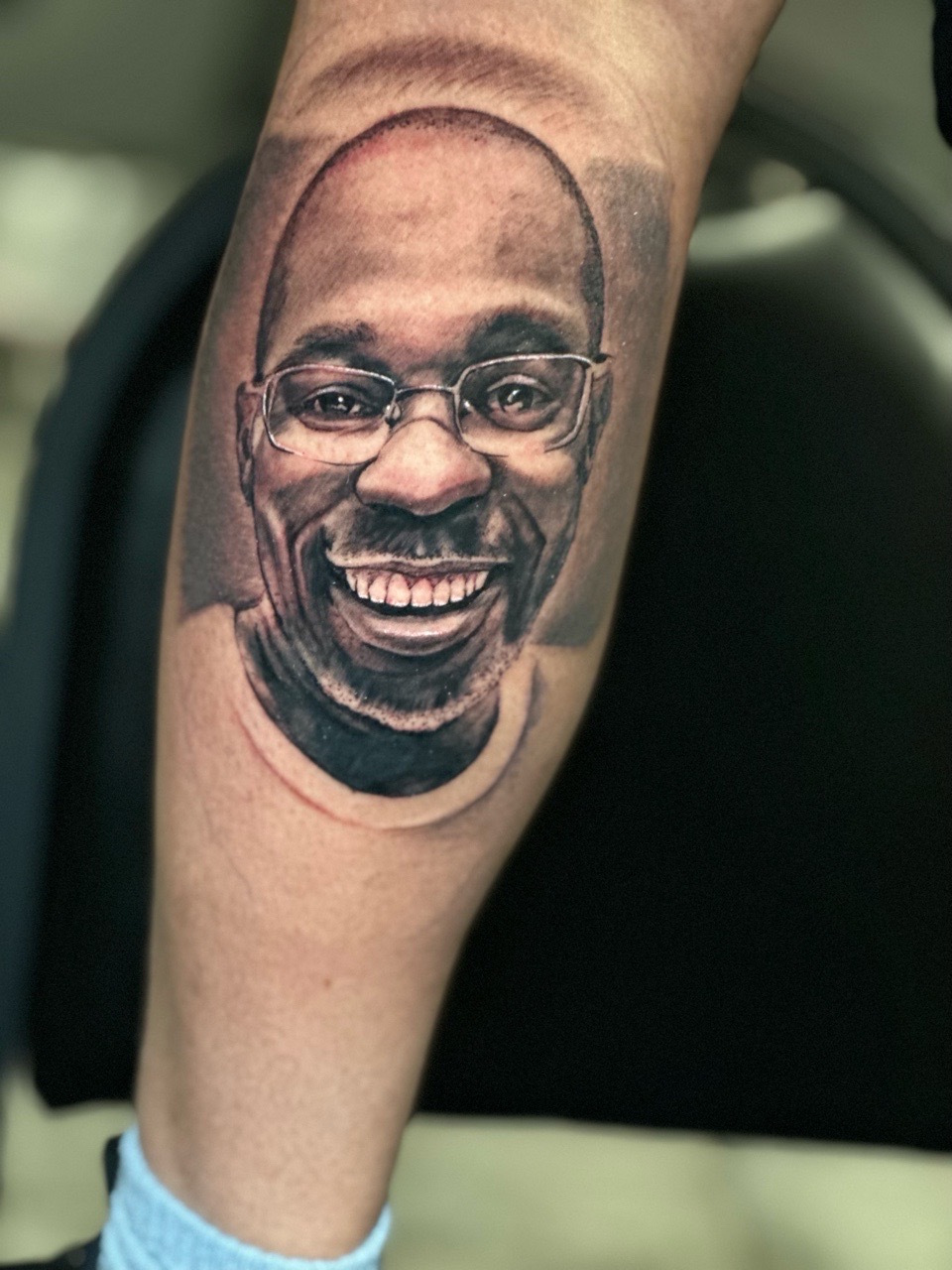 Black & Grey + Portrait Realism portrait tattoo by J.R._Outlaw on TattMe