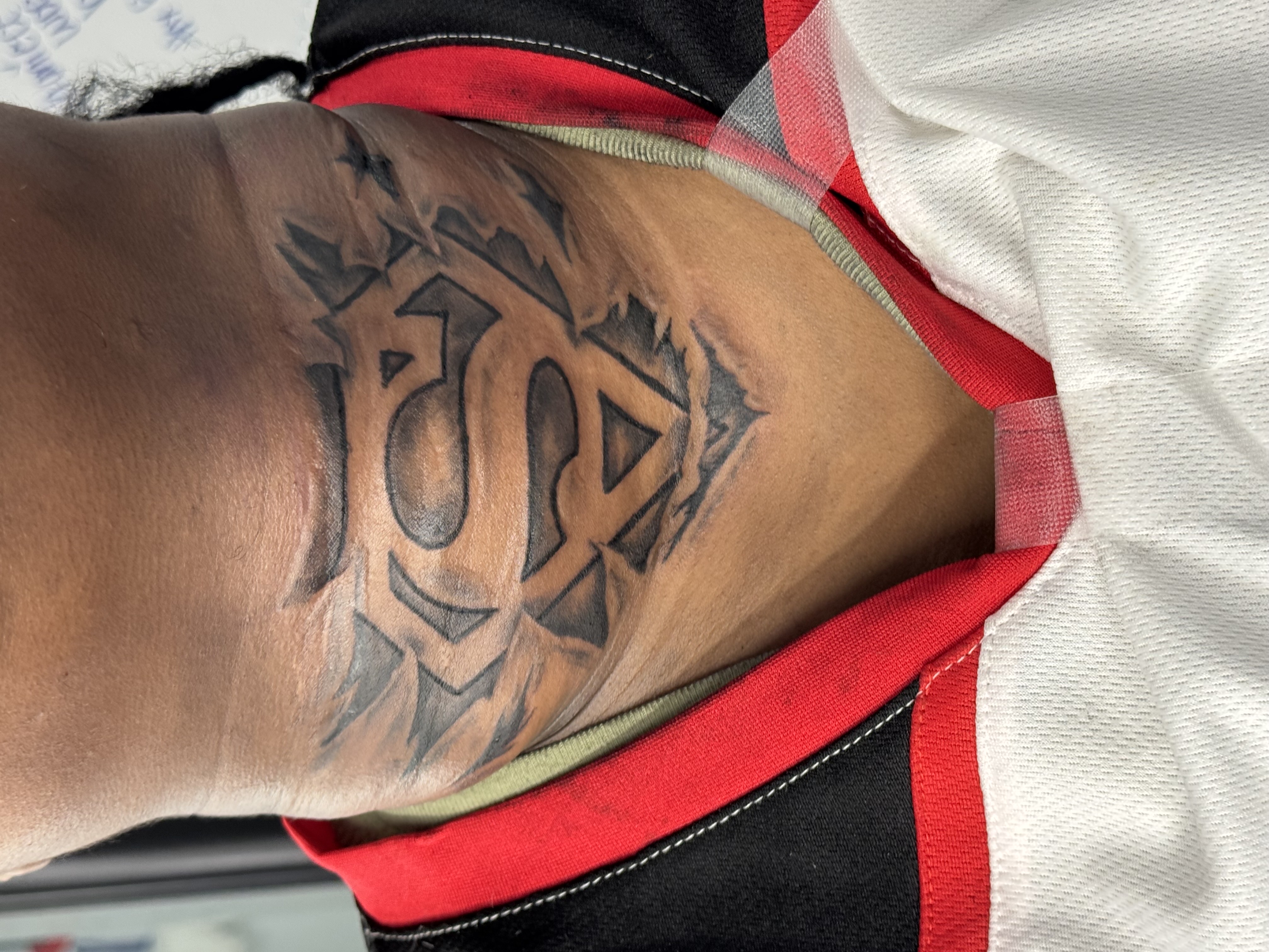 Black & Grey + Illustrative superman tattoo by DREAMart_Tattoos on TattMe