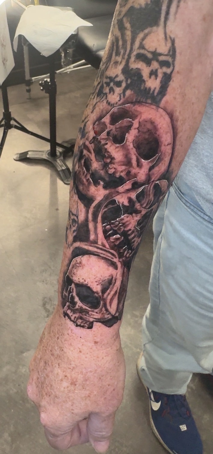 Hyper Realism Skull tattoo by NANDO_INKS on TattMe