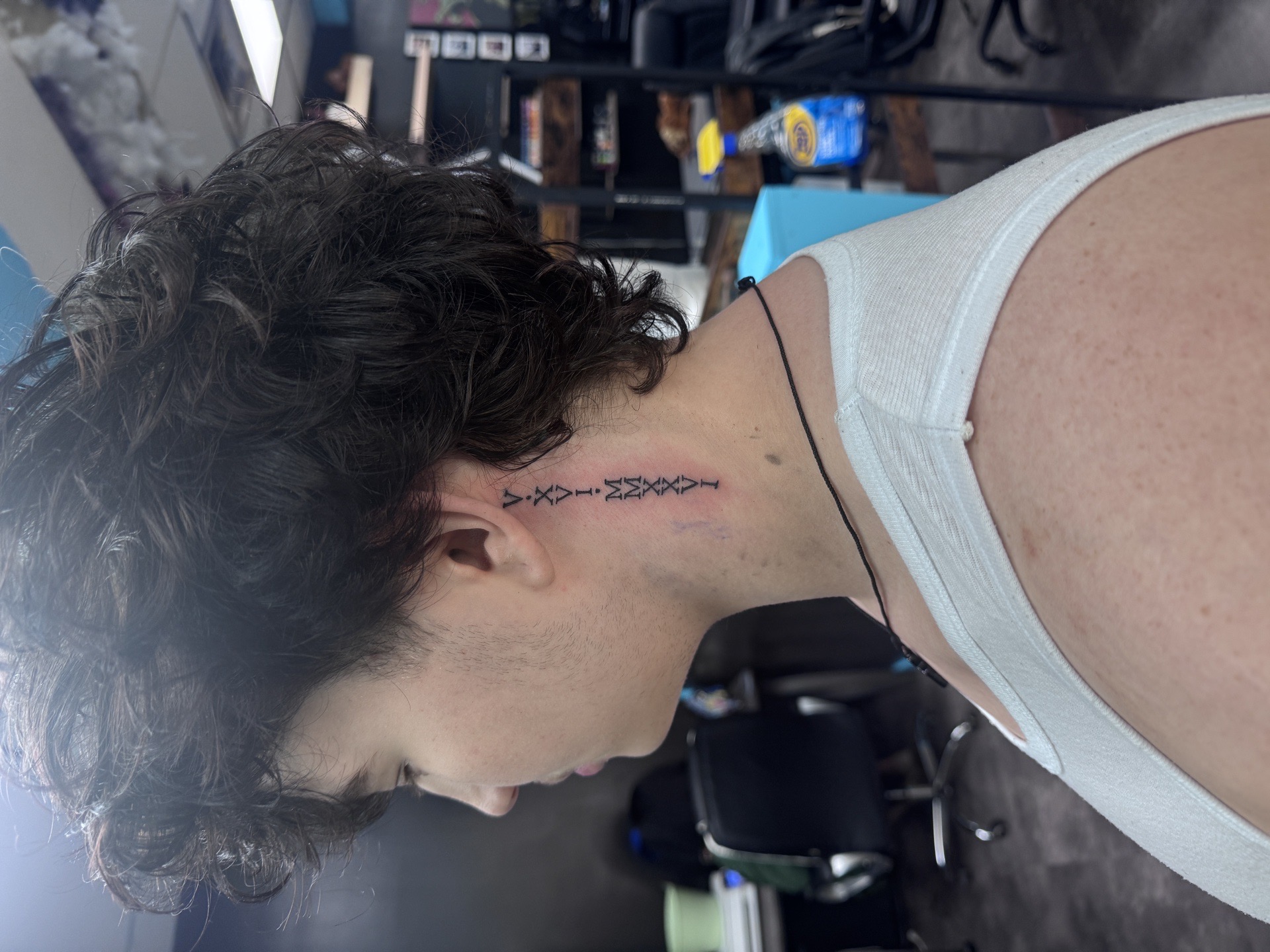 Tattoo on Neck (Side) by NANDO_INKS on TattMe