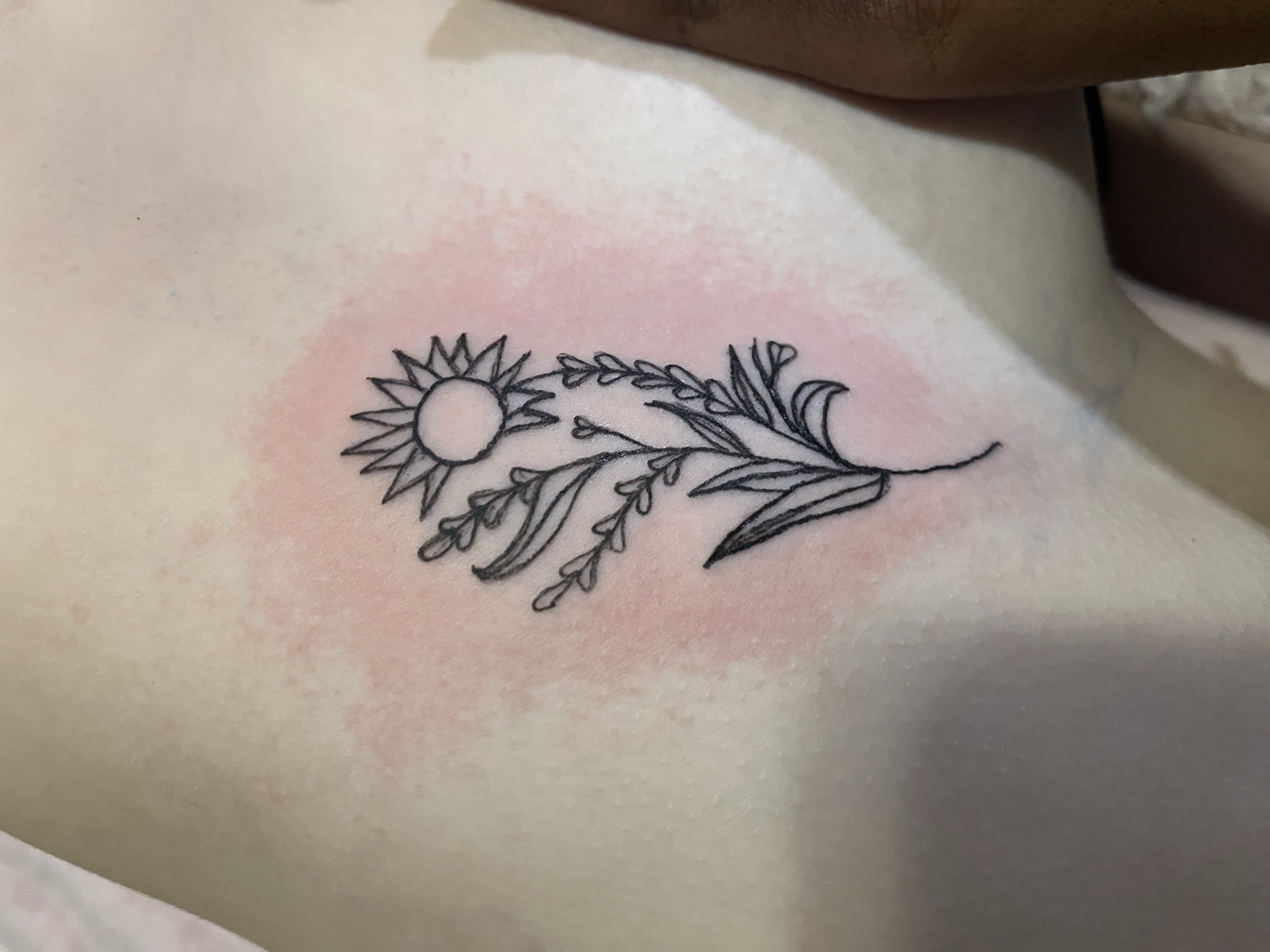 Fine Line + Minimalist tattoo by InkedByNaireea on TattMe