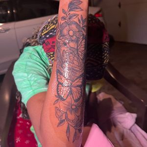 Tattoo on Half Sleeve by InkedByNaireea on TattMe