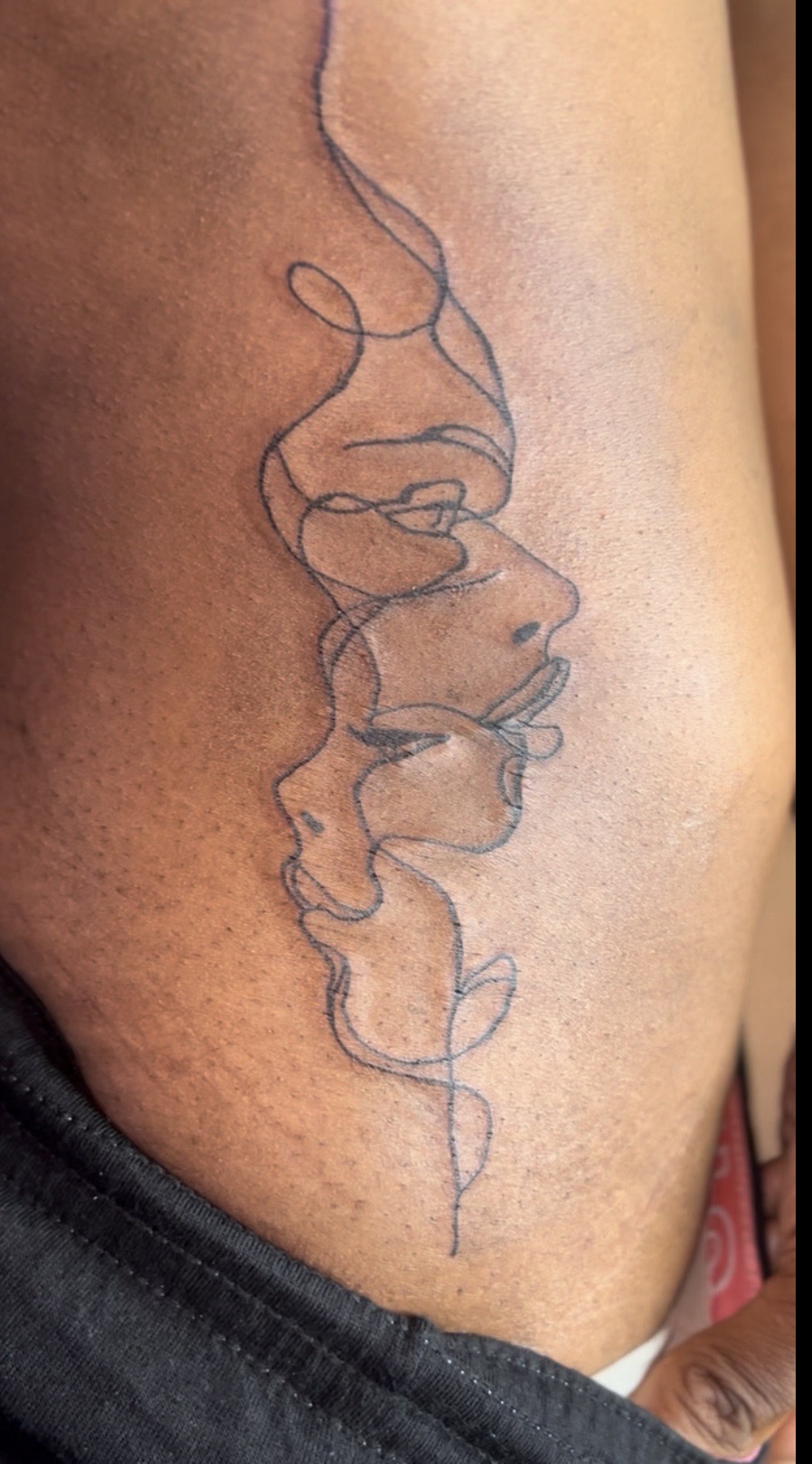 Tattoo on Side (Torso) by GraceSolArt on TattMe