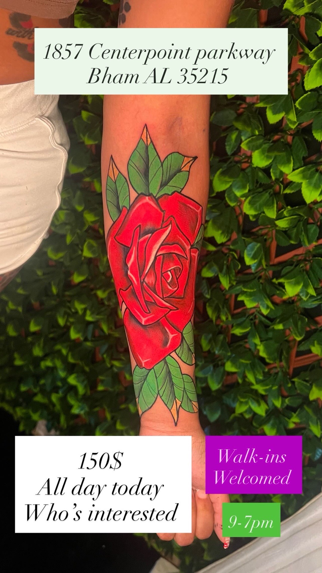 Neo-Traditional + Color rose tattoo on Forearm by splattedby_BG on TattMe