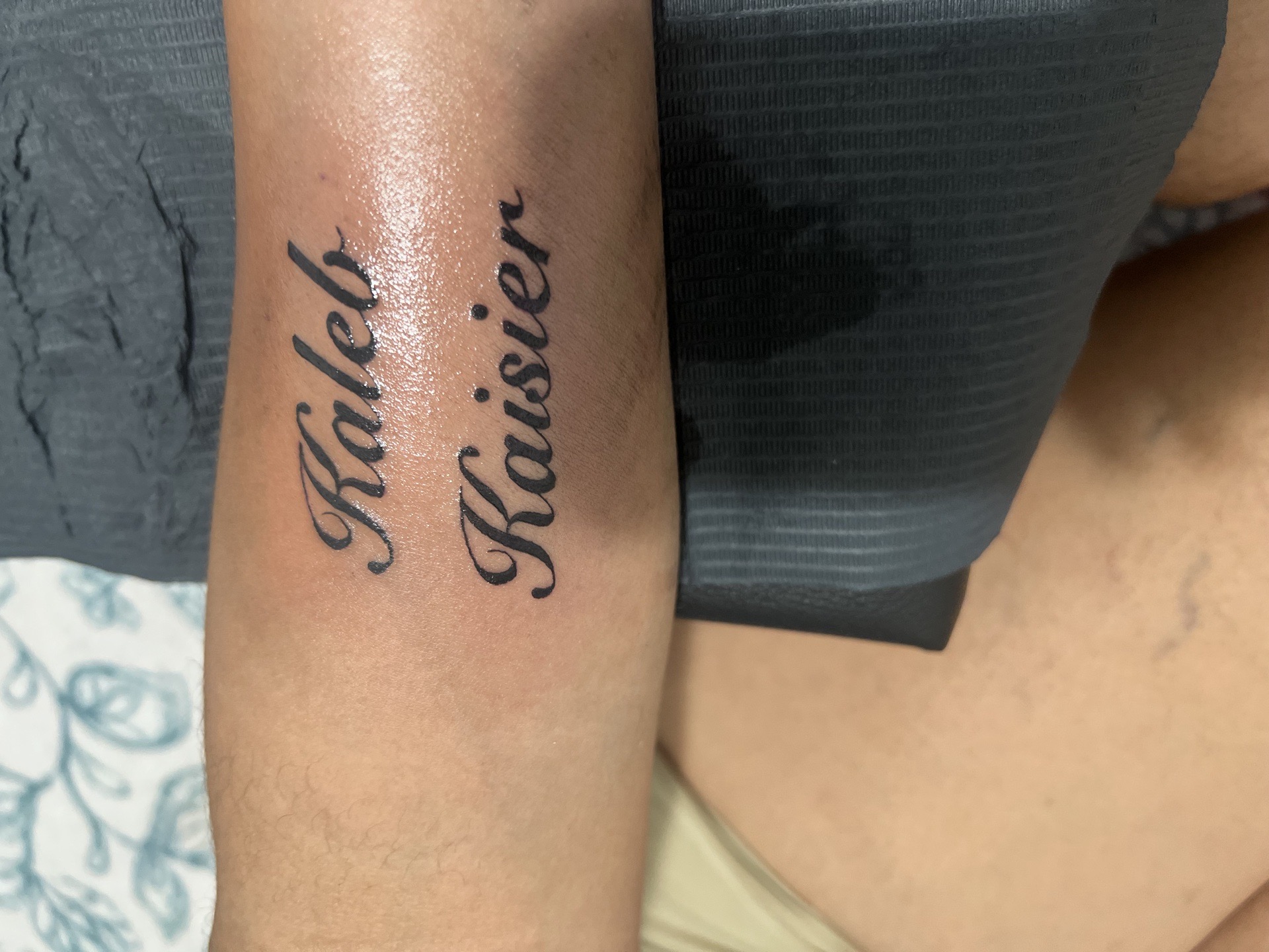 Black & Grey names tattoo by Gifted_j_ on TattMe