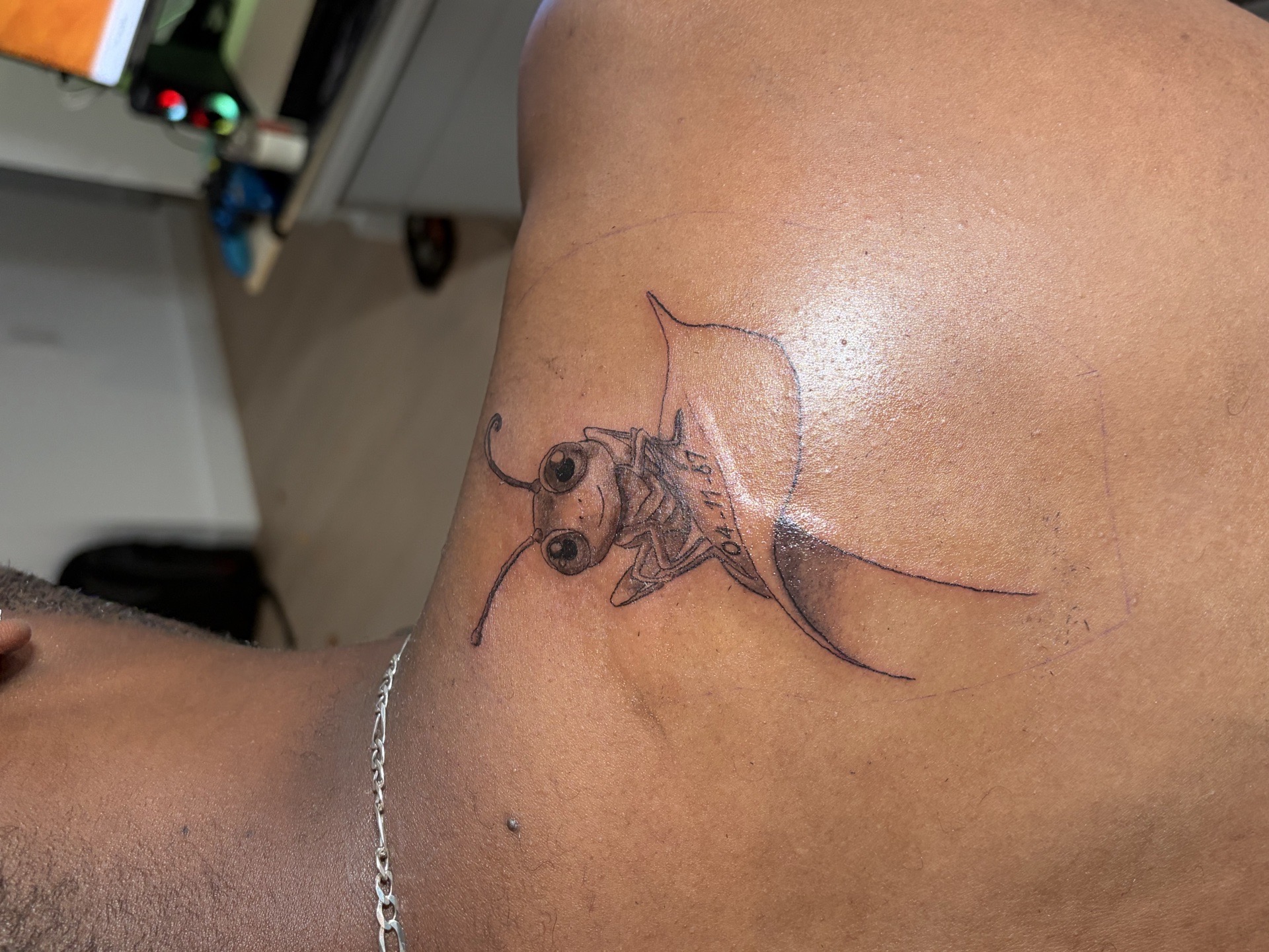 Black & Grey + Cartoon insect cartoon tattoo by Gifted_j_ on TattMe