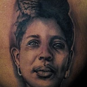 Realism + Black & Grey portrait tattoo by TATMANERC on TattMe