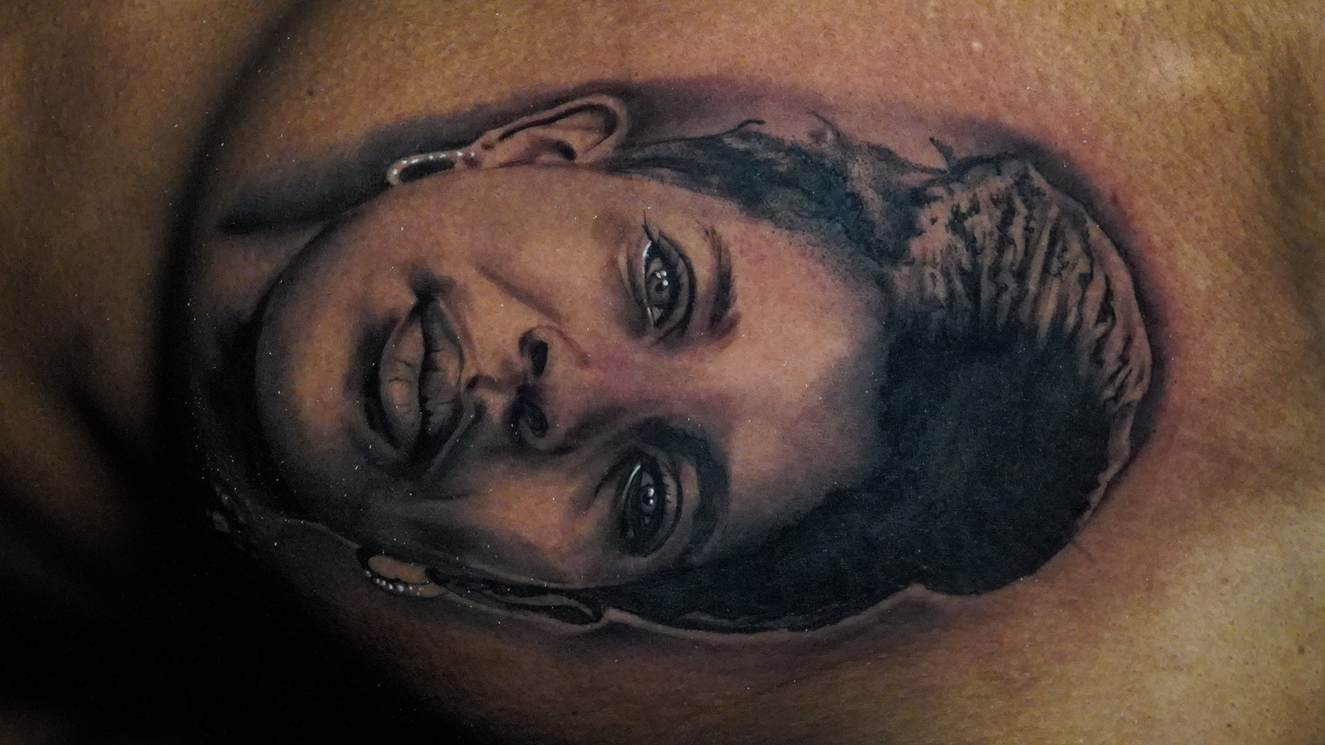 Realism portrait tattoo on Chest by TATMANERC on TattMe