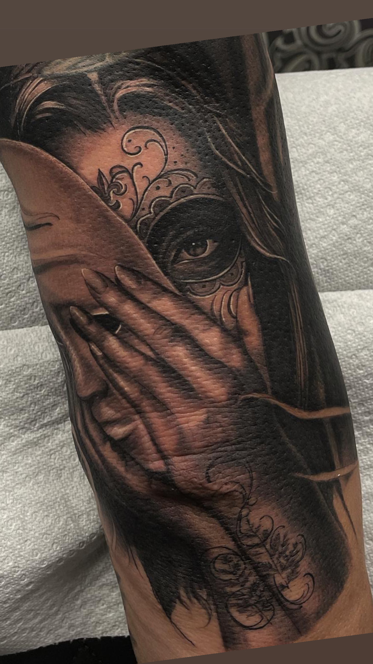 Black & Grey + Realism woman tattoo on Forearm by D-Artist on TattMe
