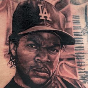 Realism + Black & Grey portrait tattoo on Lower Back by D-Artist on TattMe