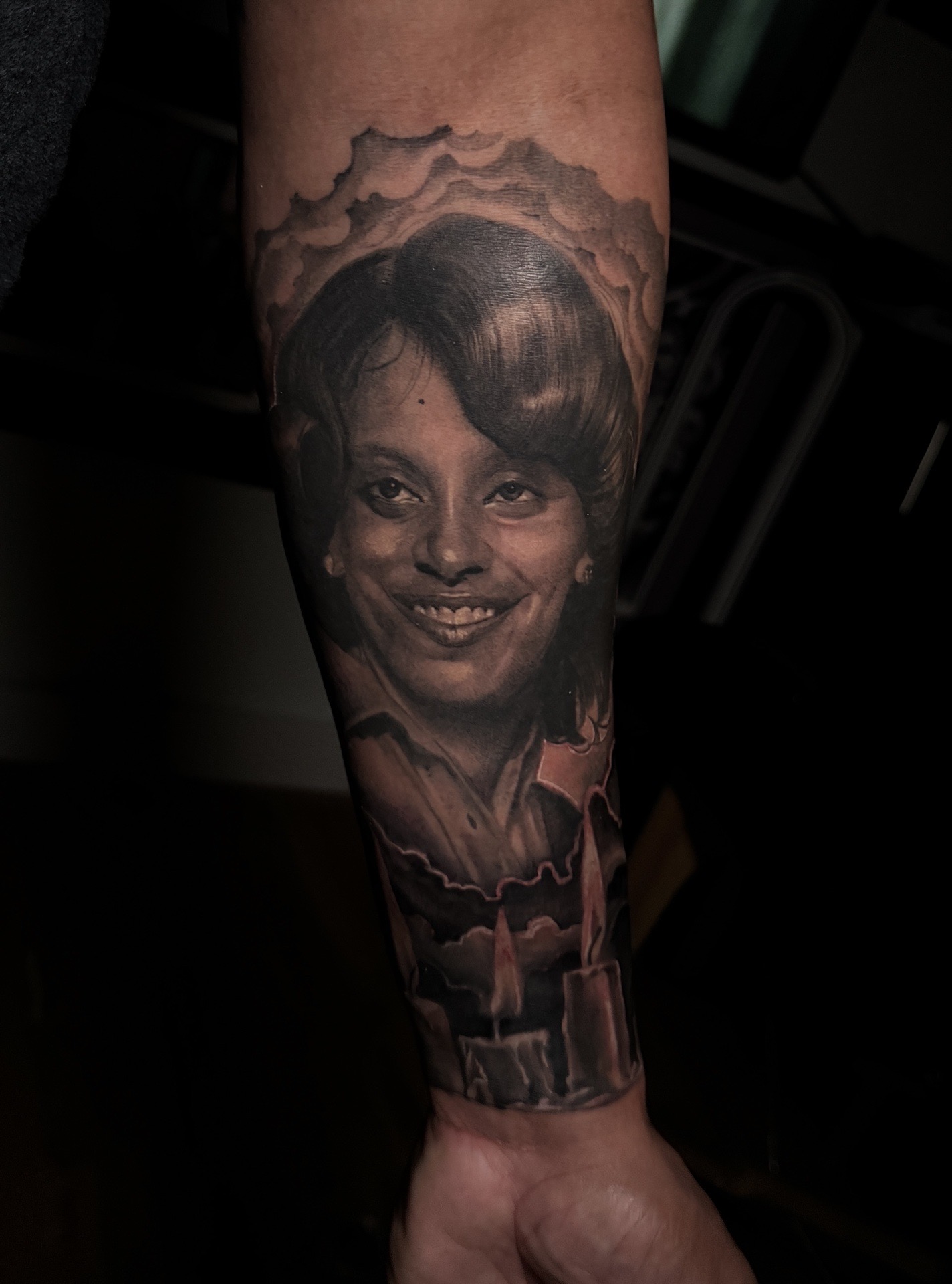 Realism + Black & Grey woman tattoo on Forearm by D-Artist on TattMe