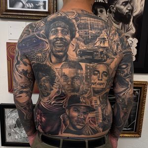 Realism + Black & Grey portraits tattoo by D-Artist on TattMe